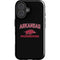 University of Arkansas-Fayetteville Razorbacks Black iPhone 16 Plus Impact Case